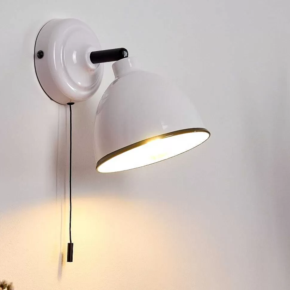 hofstein Appliques>Applique Murale Catharine Blanc, 1 Lumiere