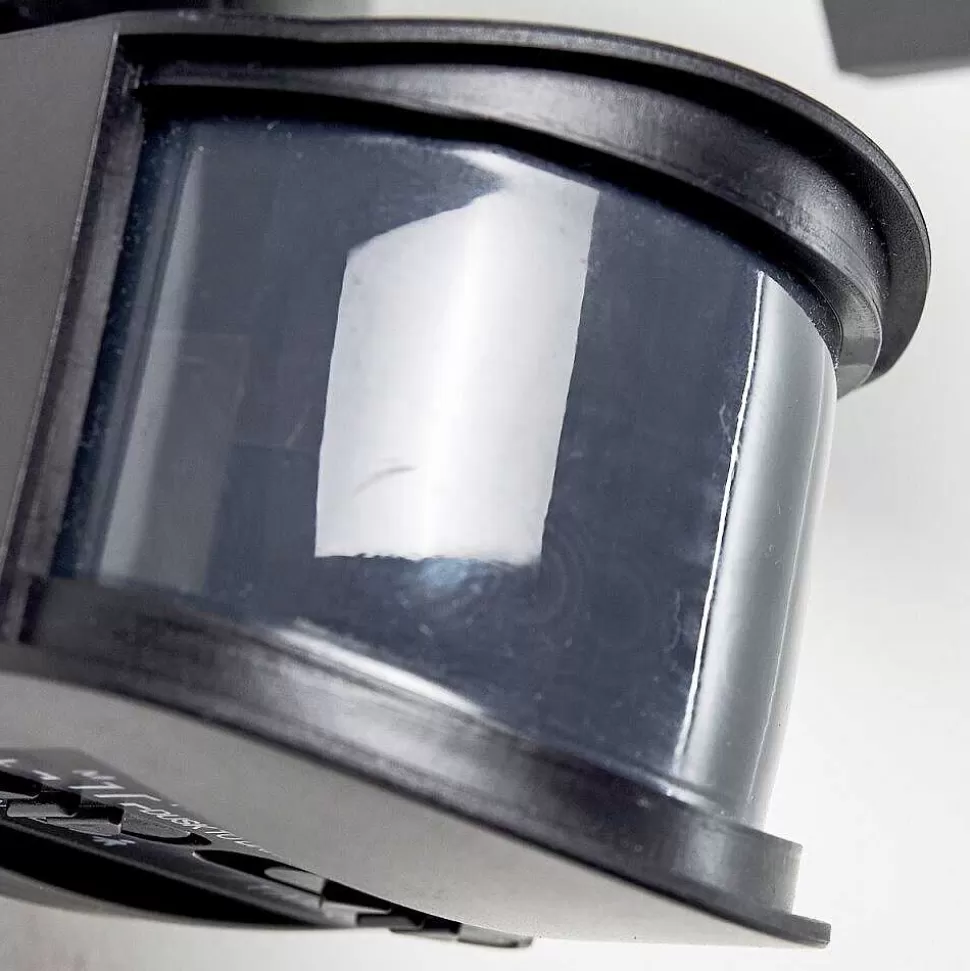 hofstein Lampes Extérieures Avec Detecteur>Applique Murale D'Exterieur Emmerlev Led Noir, 2 Lumieres, Detecteur De Mouvement