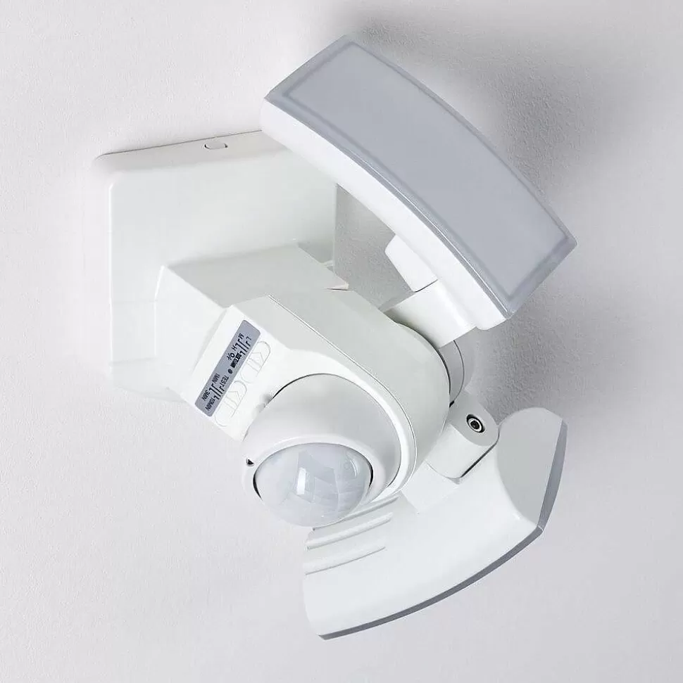 hofstein Lampes Extérieures Avec Detecteur>Applique Murale D'Exterieur Foroyar Led Blanc, 2 Lumieres, Detecteur De Mouvement