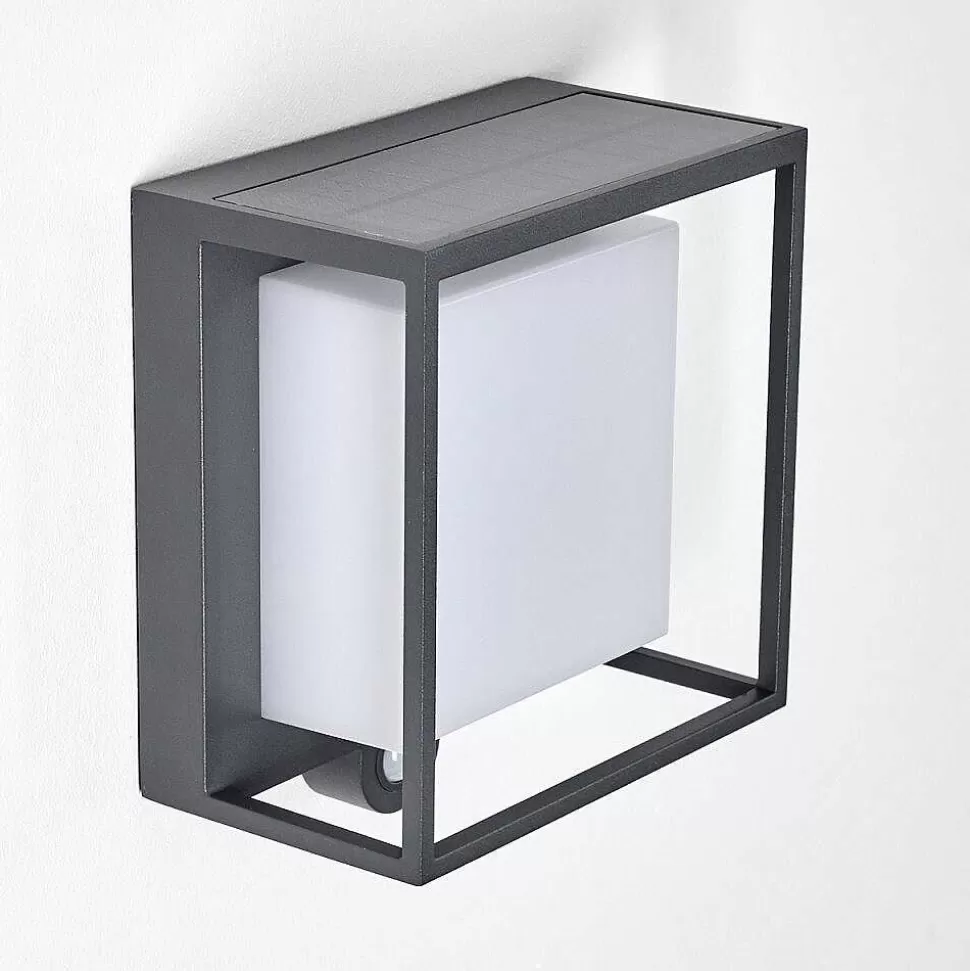 hofstein Lampes Extérieures Avec Detecteur>Applique Murale D'Exterieur Lansing Led Anthracite, 1 Lumiere, Detecteur De Mouvement