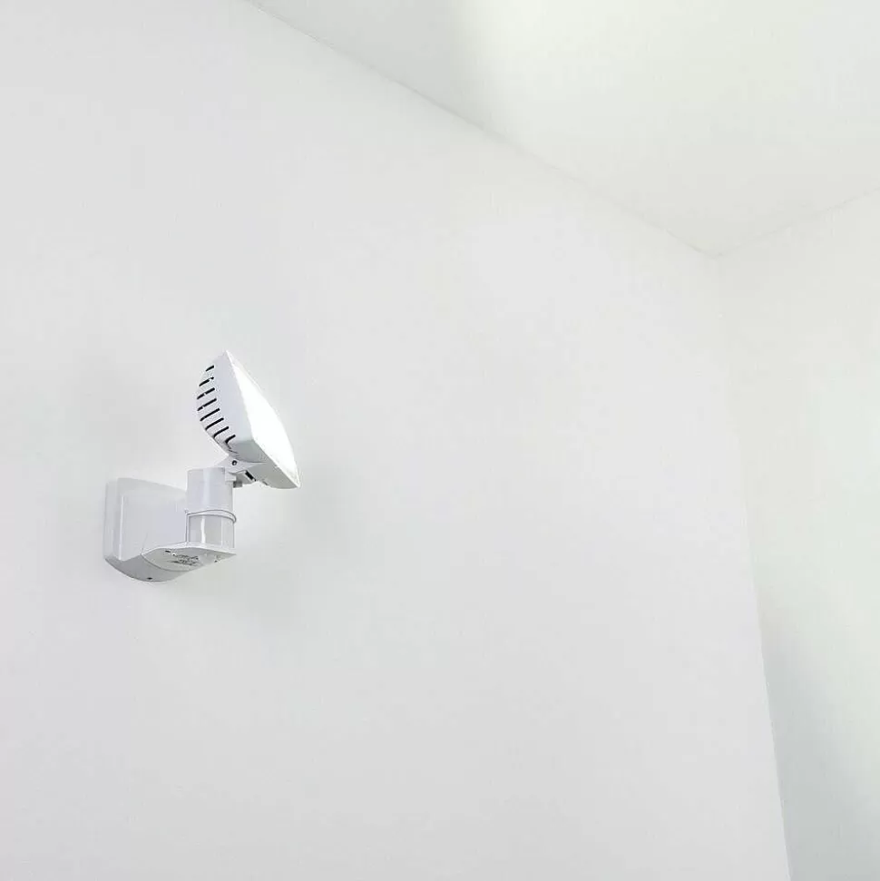 hofstein Appliques Extérieures>Applique Murale D'Exterieur Loit Led Blanc, 1 Lumiere, Detecteur De Mouvement