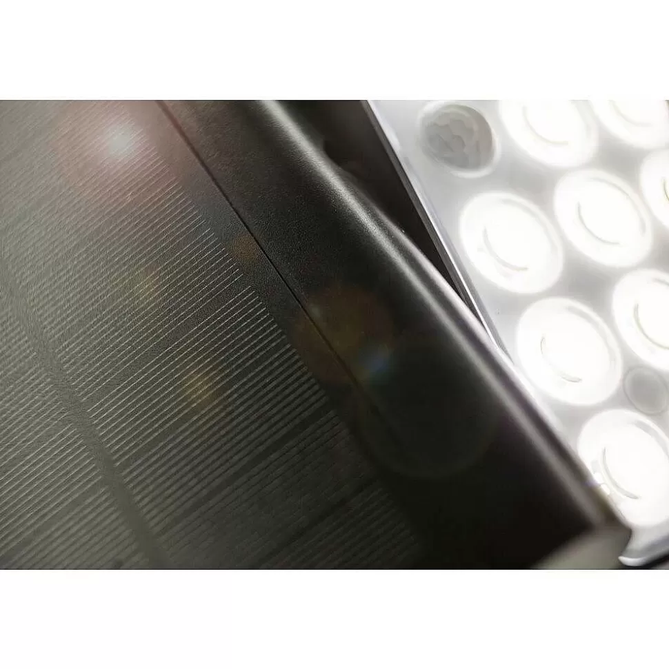 Luminaires Lutec Luminaires Extérieurs Connectes>Applique Murale D'Exterieur Lutec Tuda Led Noir, 1 Lumiere, Detecteur De Mouvement
