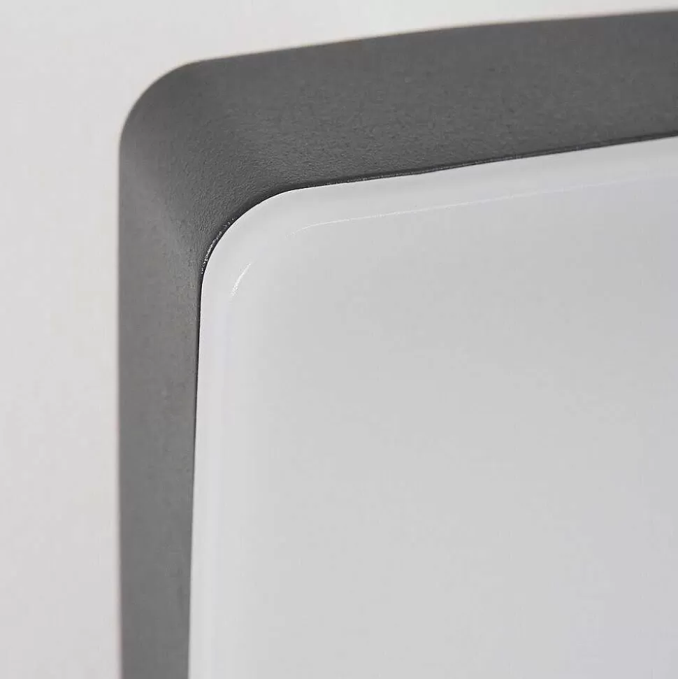 hofstein Lampes Extérieures Avec Detecteur>Applique Murale D'Exterieur Maseru Led Anthracite, 1 Lumiere, Detecteur De Mouvement