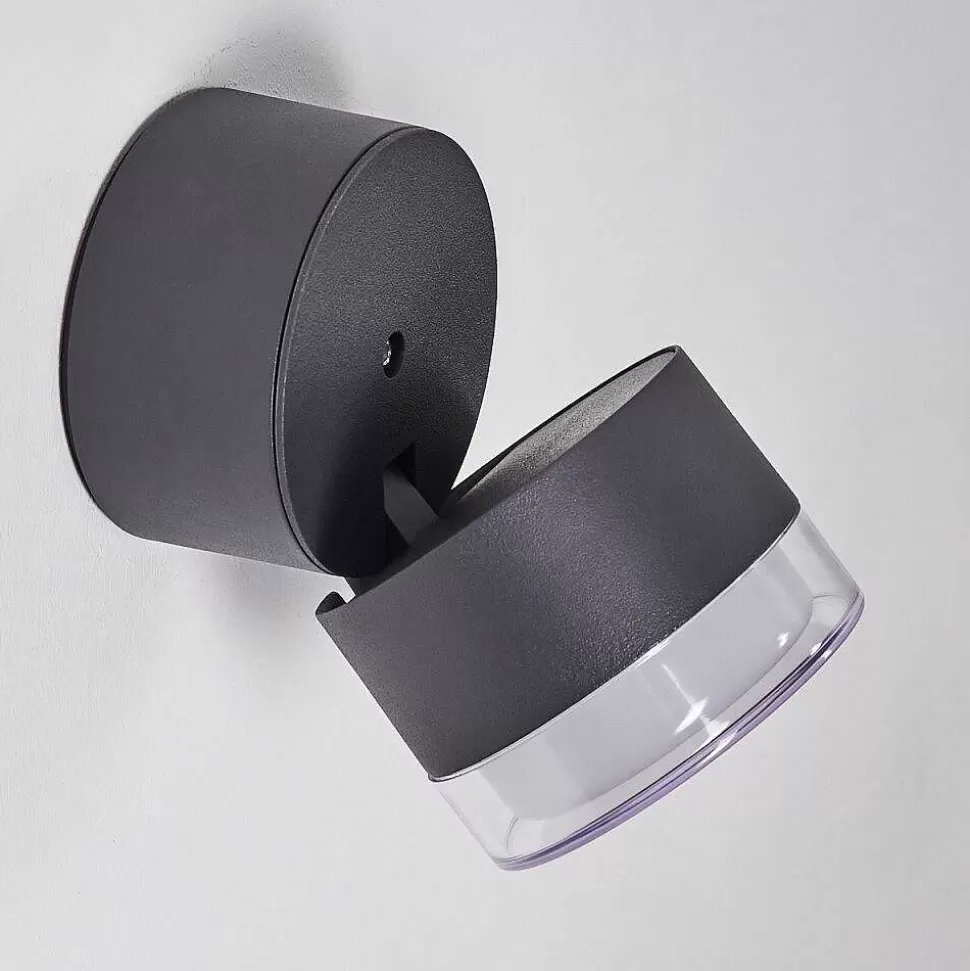 hofstein Luminaires Extérieurs Connectes>Applique Murale D'Exterieur Papagayos Led Anthracite, 1 Lumiere, Changeur De Couleurs