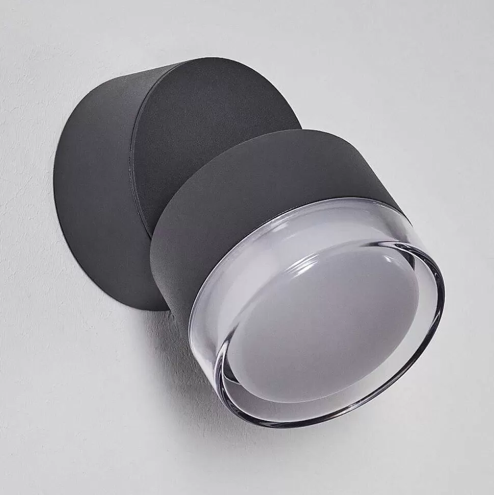 hofstein Luminaires Extérieurs Connectes>Applique Murale D'Exterieur Papagayos Led Anthracite, 1 Lumiere, Changeur De Couleurs