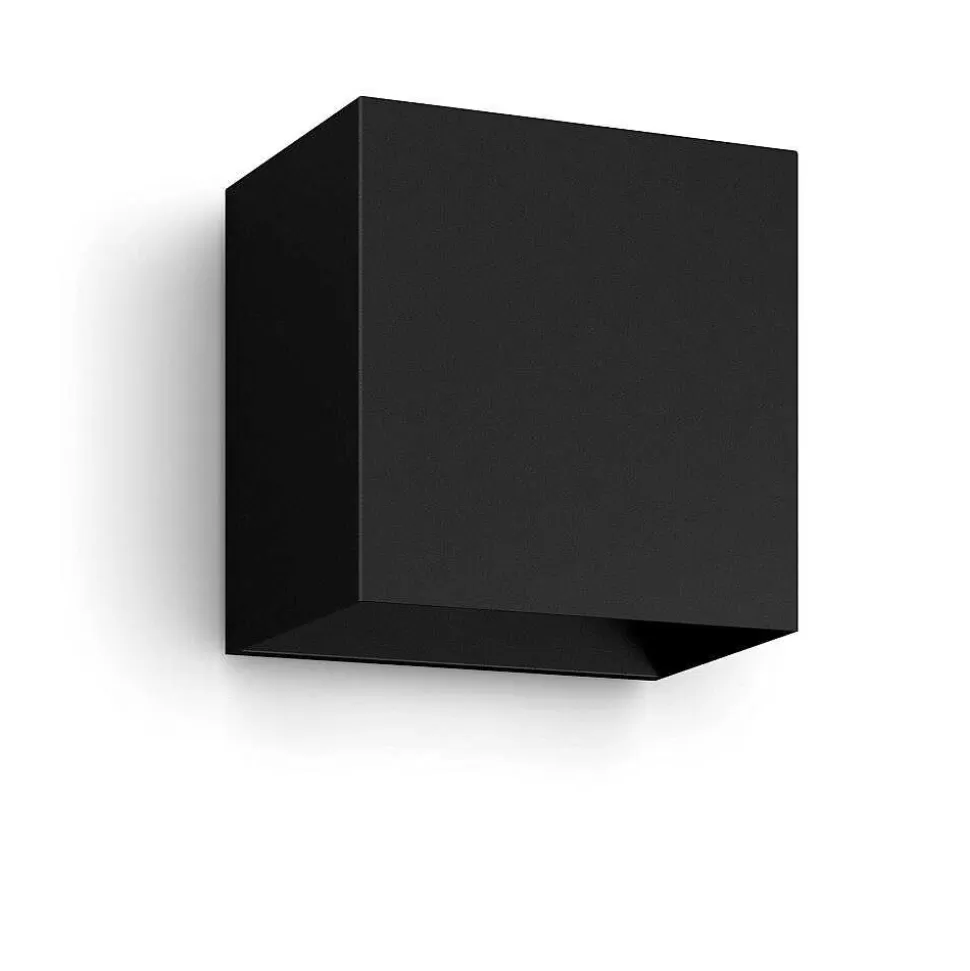 Luminaires Philips Luminaires Extérieurs Connectes>Applique Murale D'Exterieur Philips Hue Resonate Led Noir, 1 Lumiere, Changeur De Couleurs