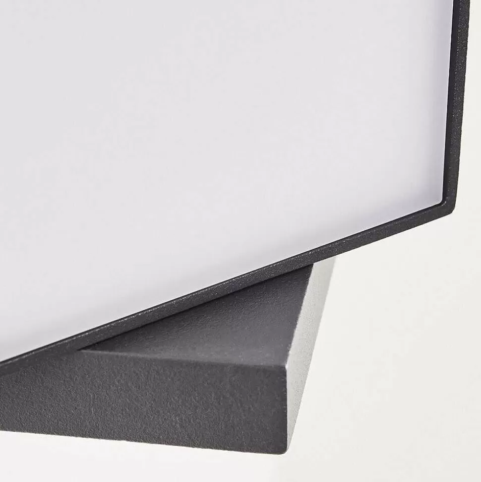 hofstein Appliques Extérieures>Applique Murale D'Exterieur Swanek Led Anthracite, 1 Lumiere, Detecteur De Mouvement