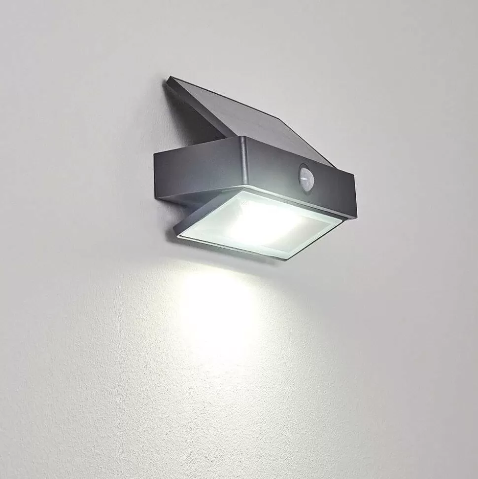 hofstein Appliques Extérieures>Applique Murale D'Exterieur Wiborg Led Anthracite, 1 Lumiere, Detecteur De Mouvement