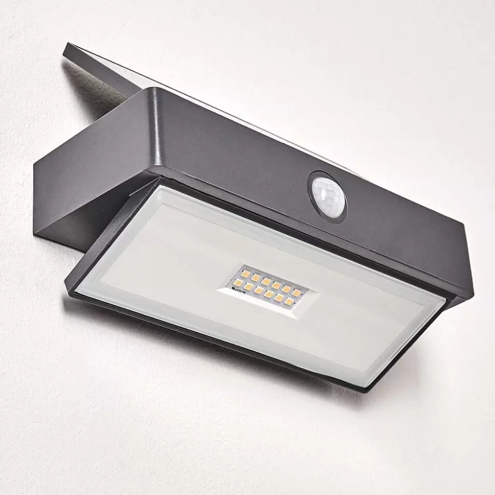 hofstein Appliques Extérieures>Applique Murale D'Exterieur Wiborg Led Anthracite, 1 Lumiere, Detecteur De Mouvement