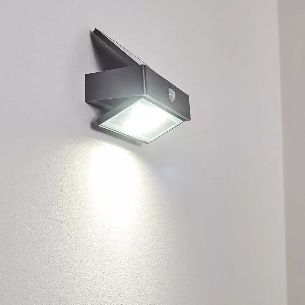 hofstein Appliques Extérieures>Applique Murale D'Exterieur Wiborg Led Anthracite, 1 Lumiere, Detecteur De Mouvement