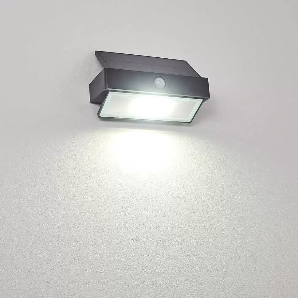 hofstein Appliques Extérieures>Applique Murale D'Exterieur Wiborg Led Anthracite, 1 Lumiere, Detecteur De Mouvement