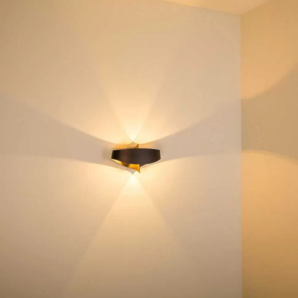 hofstein Luminaires Marocains>Applique Murale Padua Led Brun, 2 Lumieres