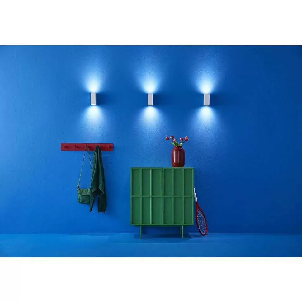 Luminaires Philips Wiz>Applique Murale Philips Wiz Up&Down Led Blanc, 2 Lumieres, Changeur De Couleurs