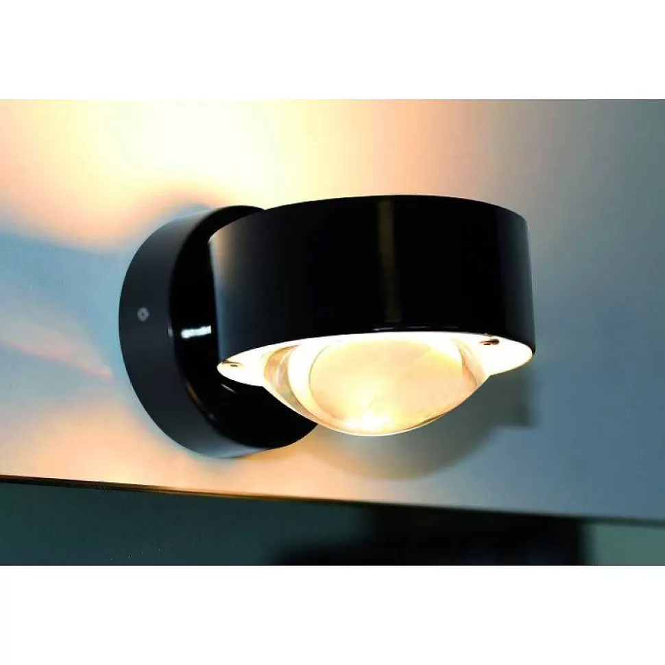 Top Light Lampes Designers>Applique Murale Top-Light Pukwall Led Noir, 2 Lumieres