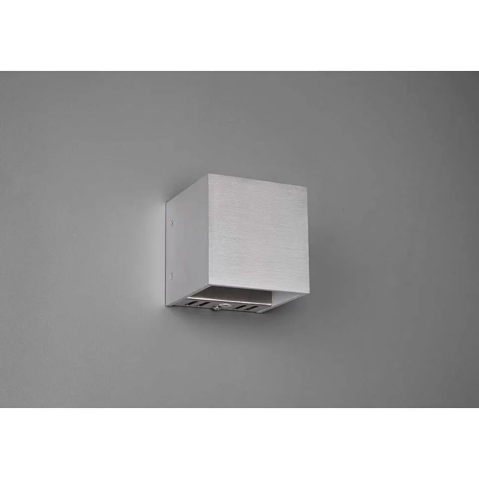 Luminaires Trio Wiz>Applique Murale Trio Figo Led Aluminium, 1 Lumiere, Telecommandes, Changeur De Couleurs