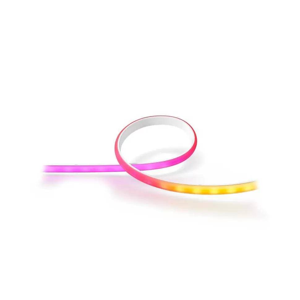 Luminaires Philips Rubans Led>Bande Led Philips Hue Gradient Ambience Blanc, 1 Lumiere, Changeur De Couleurs