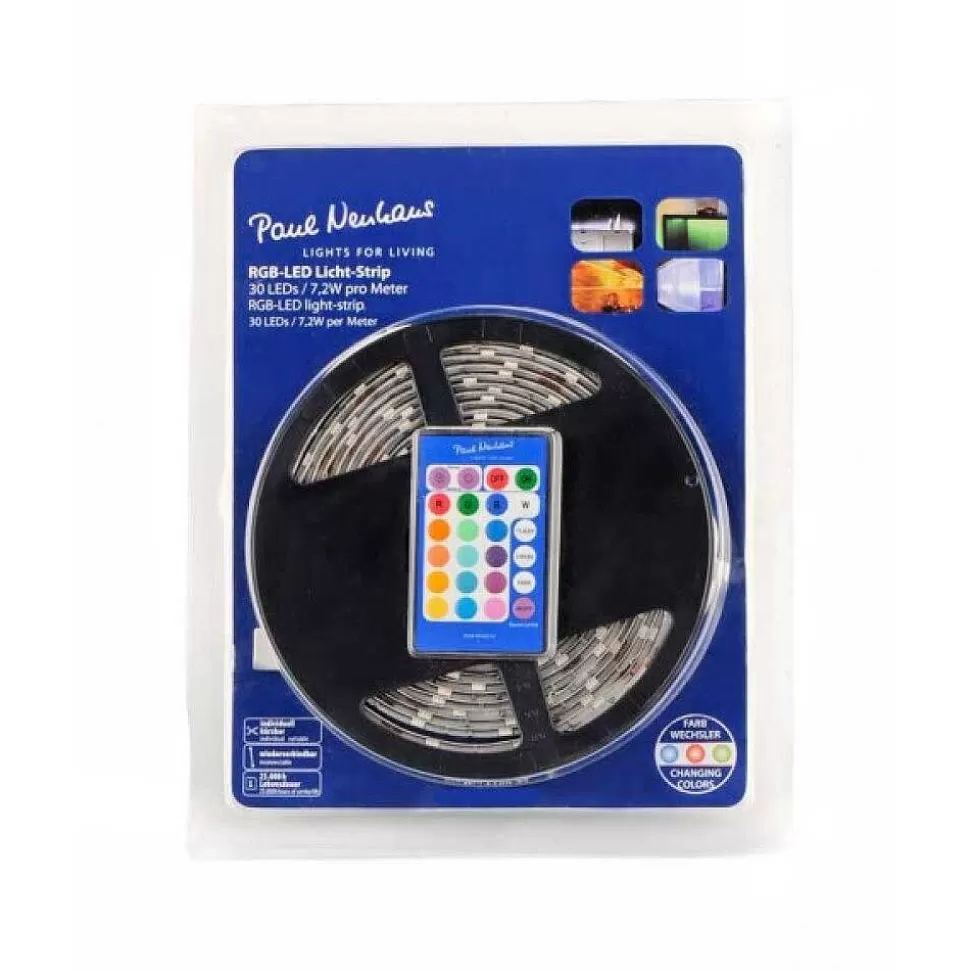 Luminaires Paul Neuhaus Rubans Led>Bandes Led Paul Neuhaus Teania Multicolore, 300 Lumieres, Telecommandes, Changeur De Couleurs