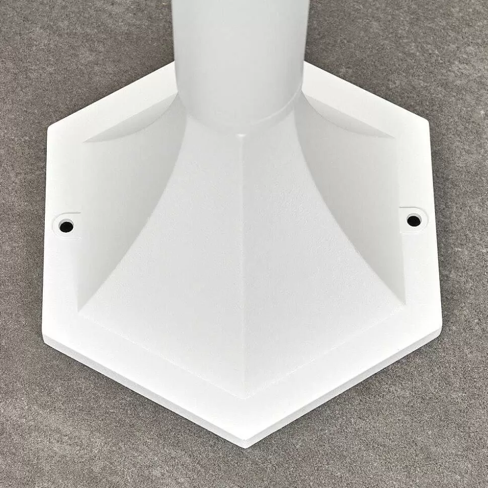hofstein Lampes Extérieures Avec Detecteur>Borne Lumineuse Loria Blanc, 1 Lumiere, Detecteur De Mouvement