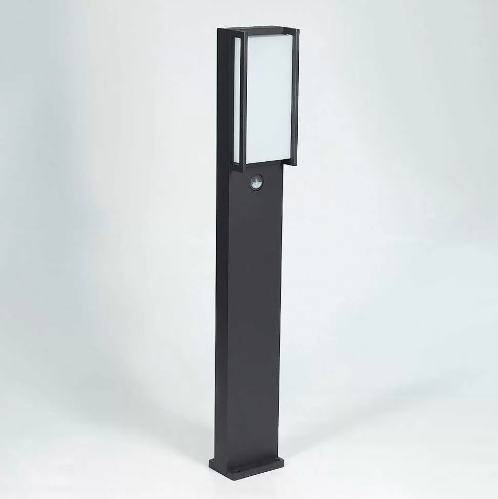hofstein Lampes Extérieures Avec Detecteur>Borne Lumineuse Skove Led Anthracite, 1 Lumiere, Detecteur De Mouvement