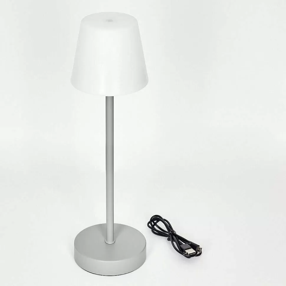 hofstein Lampes Rechargeables Et Lampes À Piles>Lampe A Poser Maza Led Gris, 1 Lumiere