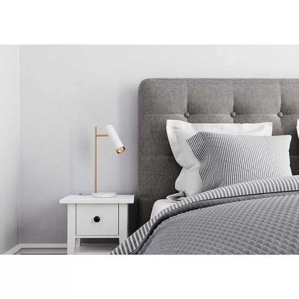 By Rydéns Lampes Designers>Lampe De Table By Rydens Pulse Or, Blanc, 1 Lumiere