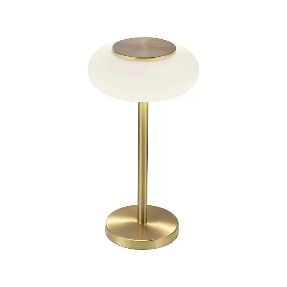 Paul Neuhaus Q-Serie Philips Hue>Lampe De Table Paul Neuhaus Q-Etienne Led Laiton, 1 Lumiere, Telecommandes