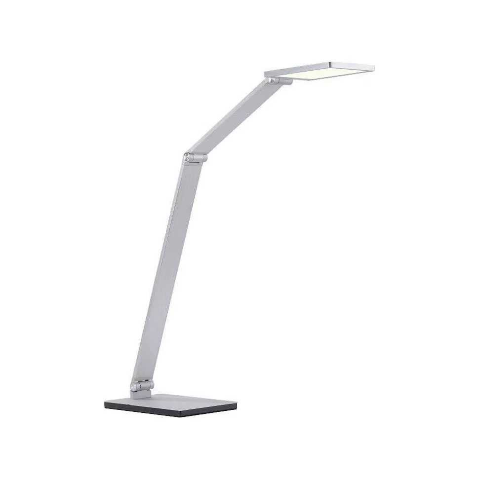 Paul Neuhaus Q-Serie Paul Neuhaus Q>Lampe De Table Paul Neuhaus Q-Hannes Led Argente, 1 Lumiere, Telecommandes