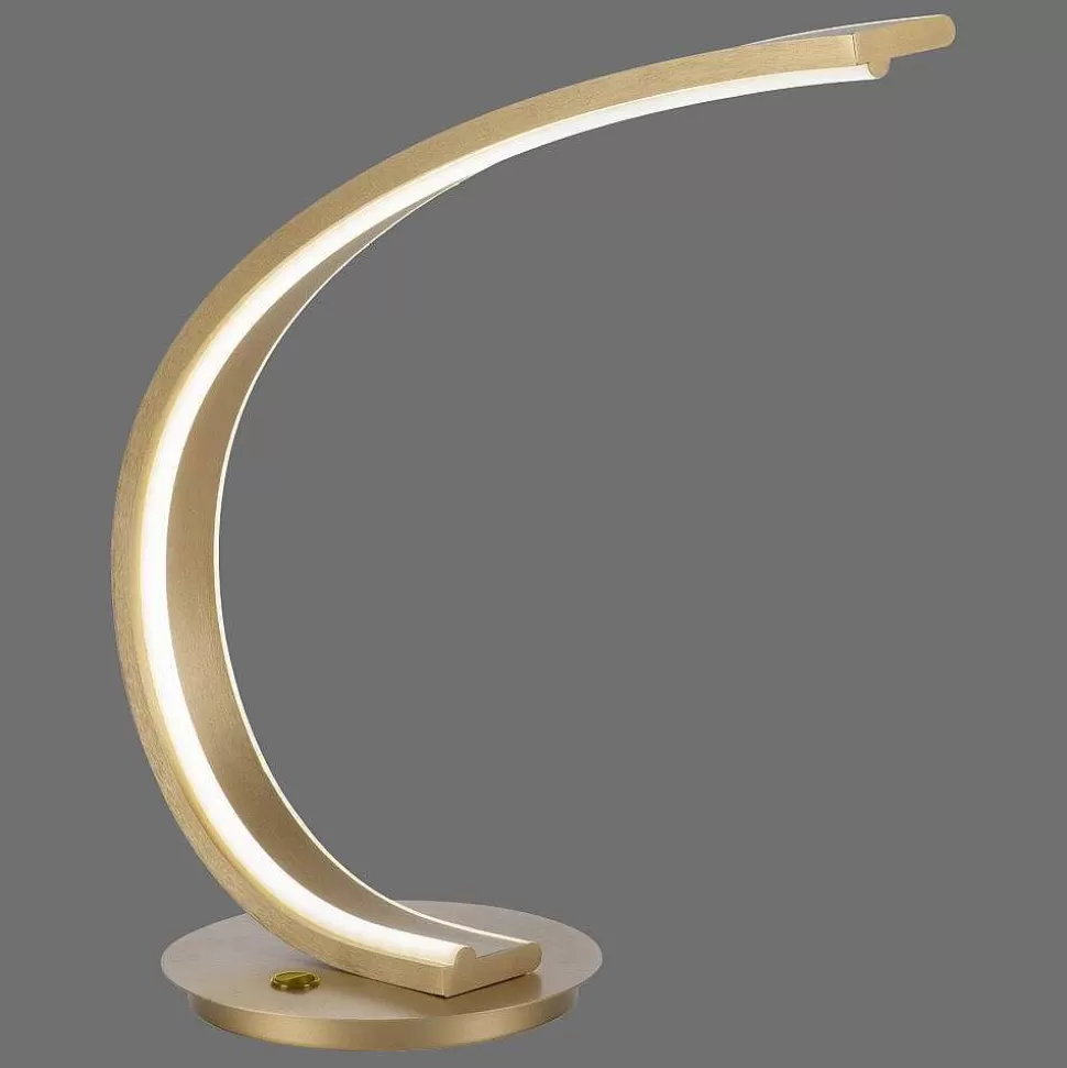 Paul Neuhaus Q-Serie Philips Hue>Lampe De Table Paul Neuhaus Q-Vito Led Laiton, 1 Lumiere, Telecommandes