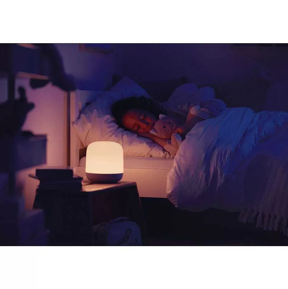 Luminaires Philips Wiz>Lampe De Table Philips Wiz Hero Led Blanc, 1 Lumiere, Telecommandes, Changeur De Couleurs