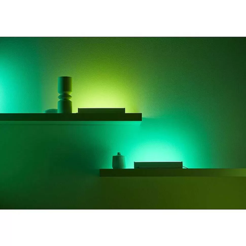 Luminaires Philips Wiz>Lampe De Table Philips Wiz Lightbar Led Blanc, 1 Lumiere, Changeur De Couleurs