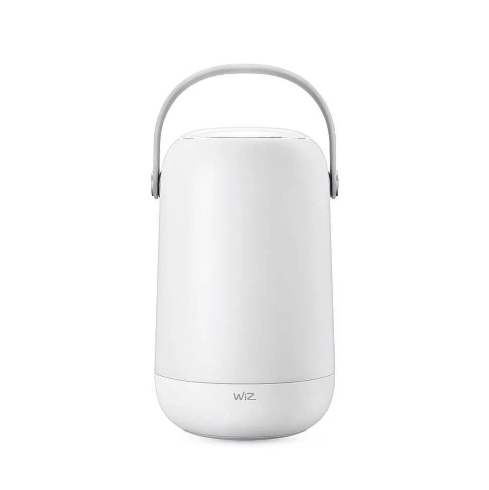 Luminaires Philips Wiz>Lampe De Table Philips Wiz Portable Led Blanc, 1 Lumiere, Changeur De Couleurs