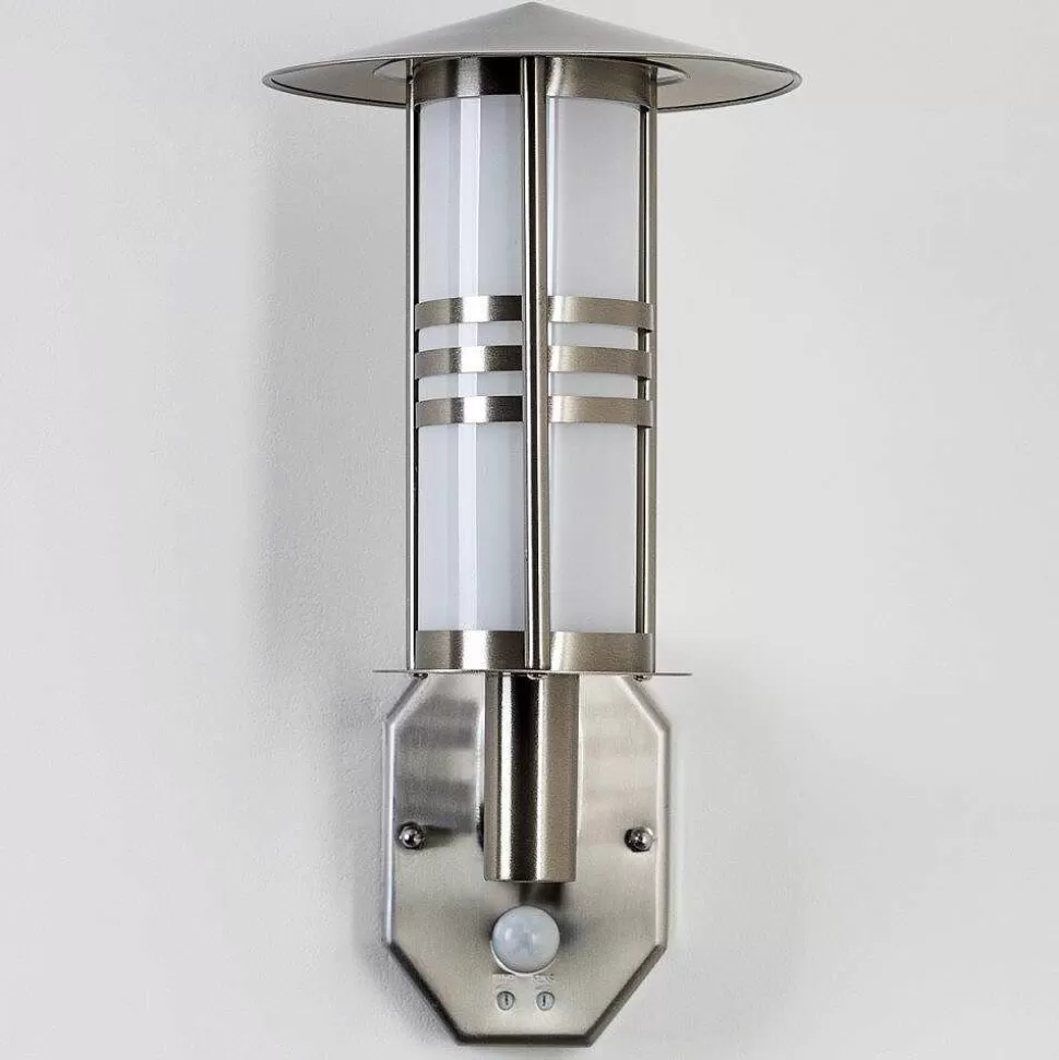 hofstein Lampes Extérieures Avec Detecteur>Lampe Murale D'Exterieur Forli Acier Inoxydable, 1 Lumiere, Detecteur De Mouvement