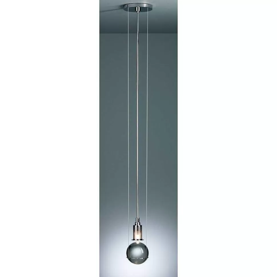 Luminaires Tecnolumen Lampes Designers>Le Tre Streghe Tecnolumen Lampe Pendante Led Chrome, 1 Lumiere