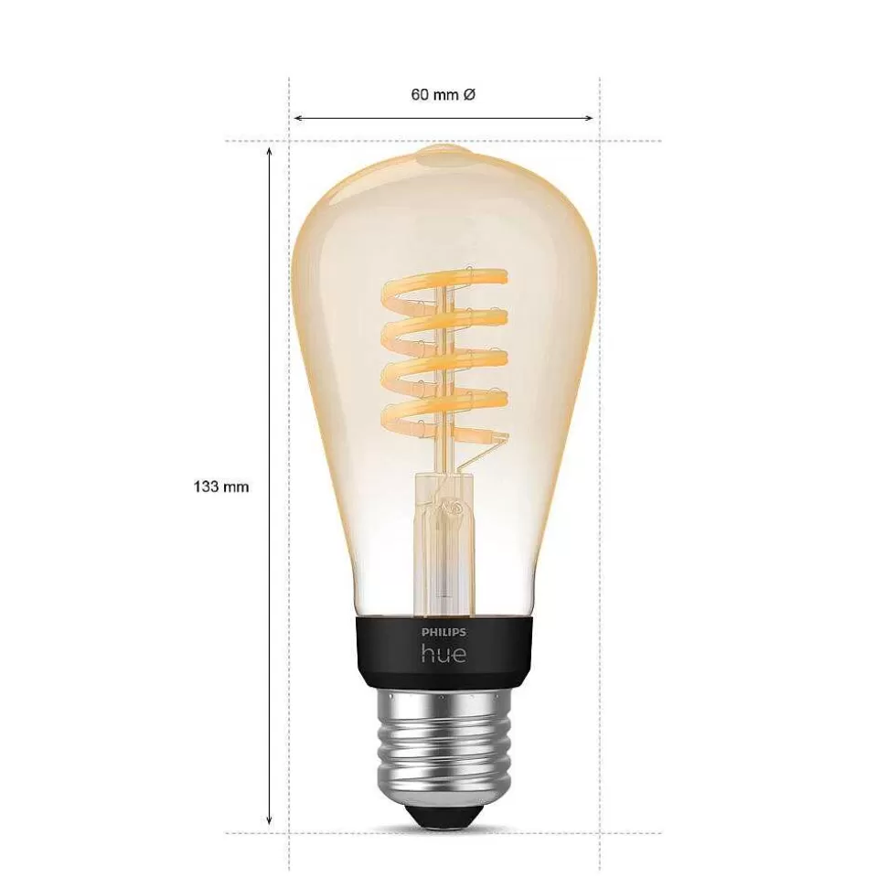 Luminaires Philips Ampoules Led>Led E27 7 Watt 2200 - 4500 Kelvin 550 Lumen Philips Hue White Ambiance