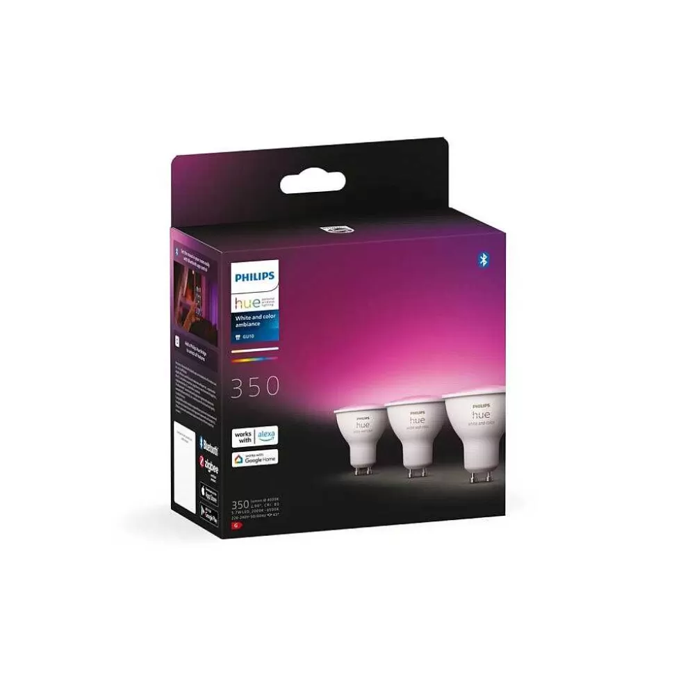 Luminaires Philips Ampoules Gu10>Led Gu10 5 Watt 2000 - 6500 Kelvin 230 Lumen Philips Hue White & Color Ambiance