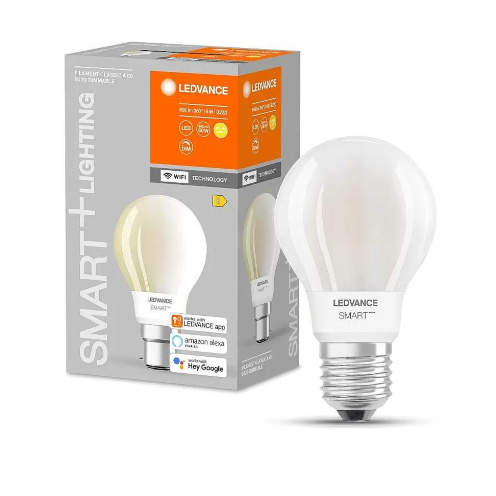 Luminaires Ledvance Autres Culots>Ledvance Smart+ Wifi Led B22 6 Watt 2700 Kelvin 806 Lumen