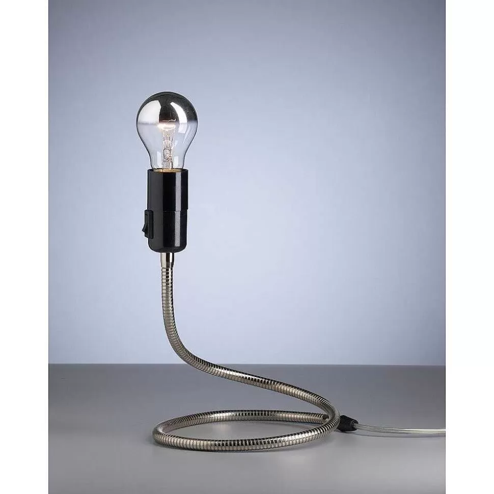 Luminaires Tecnolumen Lampes Designers>Lightworm Tecnolumen Lampe A Poser Nickel Mat, 1 Lumiere