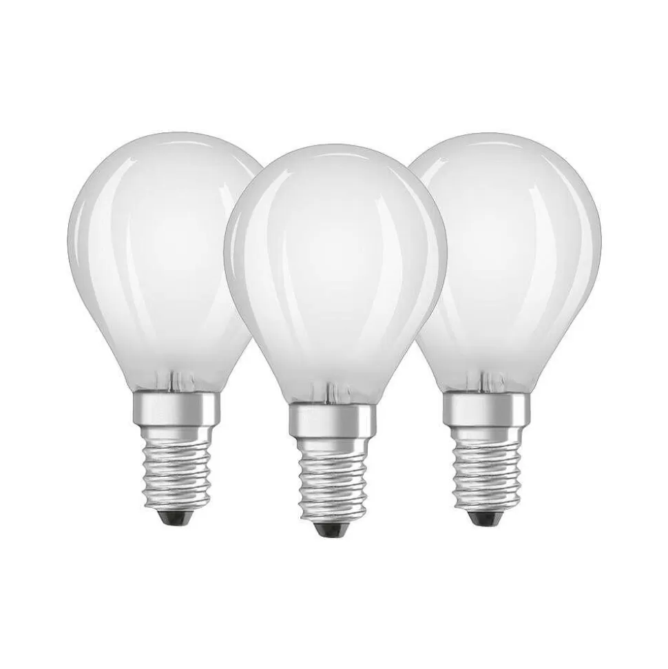 Luminaires Osram Ampoules E14>Lot De 3 Osram Led E14 4,5 Watt 2700 Kelvin 470 Lumen