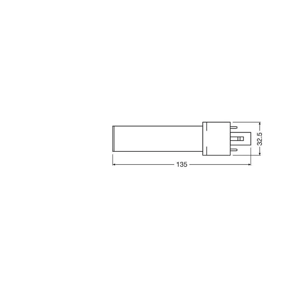 Luminaires Osram Autres Culots>Osram Dulux G23 3,5 Watt 3000 Kelvin 360 Lumen