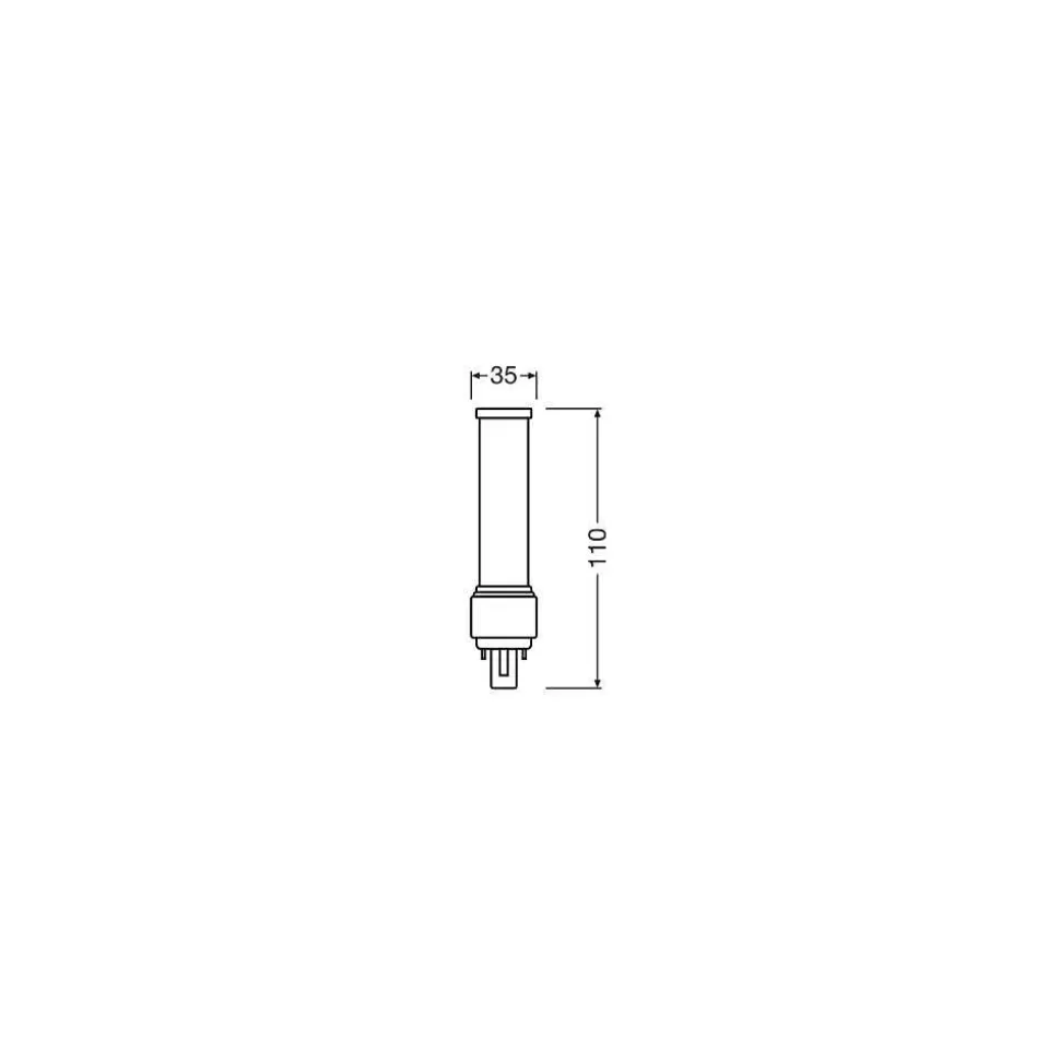 Luminaires Osram Autres Culots>Osram Dulux G24D-1 5 Watt 3000 Kelvin 540 Lumen