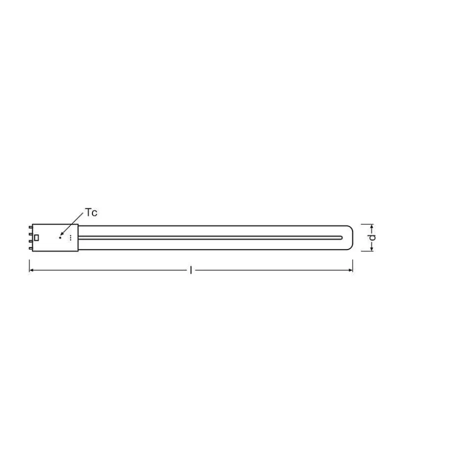 Luminaires Osram Autres Culots>Osram Dulux Led 2G11 18 Watt 4000 Kelvin 2300 Lumen