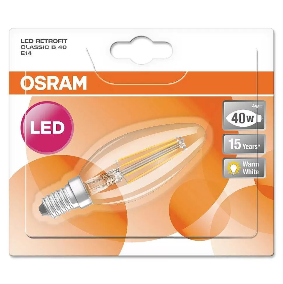 Luminaires Osram Ampoules E14>Osram Led E14 4 Watt 2700 Kelvin 470 Lumen