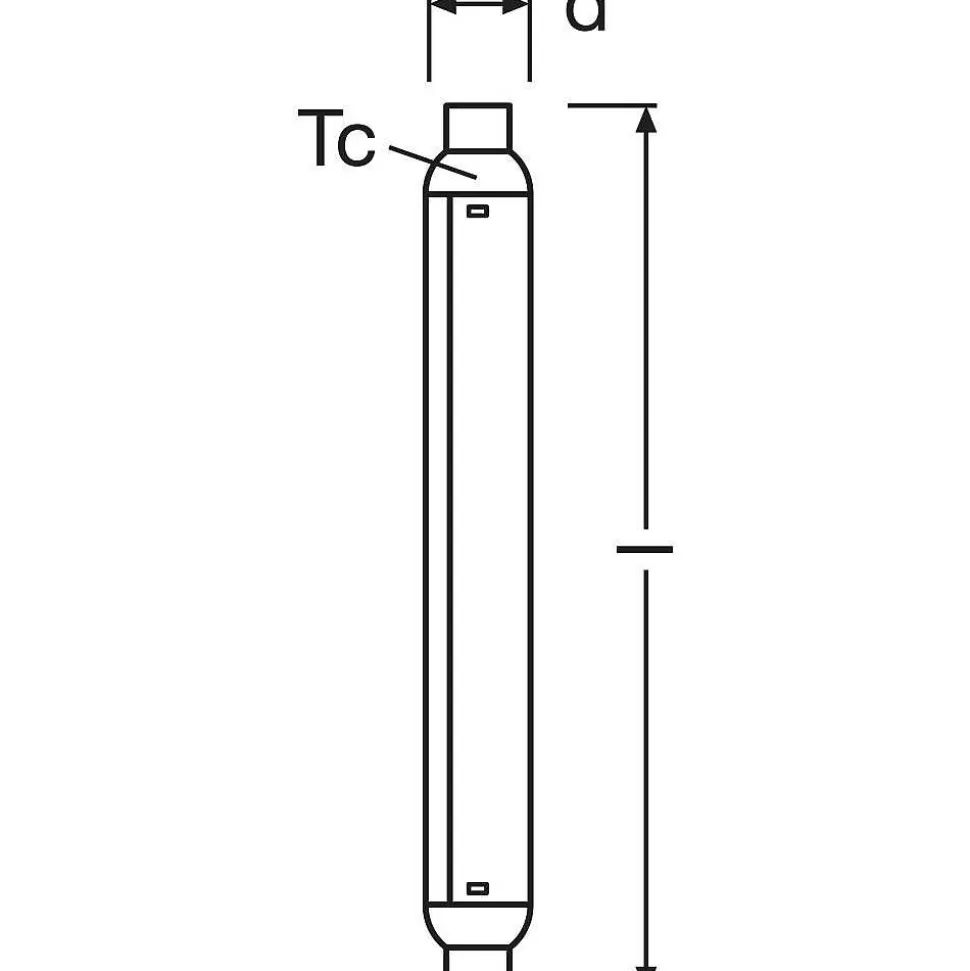 Luminaires Osram Autres Culots>Osram Led Line S15S 7 Watt 2700 Kelvin 750 Lumen