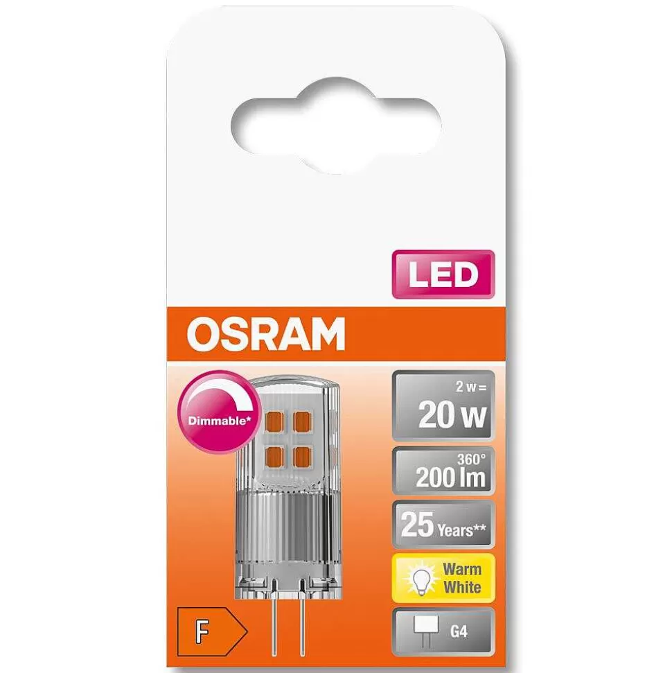 Luminaires Osram Autres Culots>Osram Led Pin G4 2 Watt 2700 Kelvin 200 Lumen