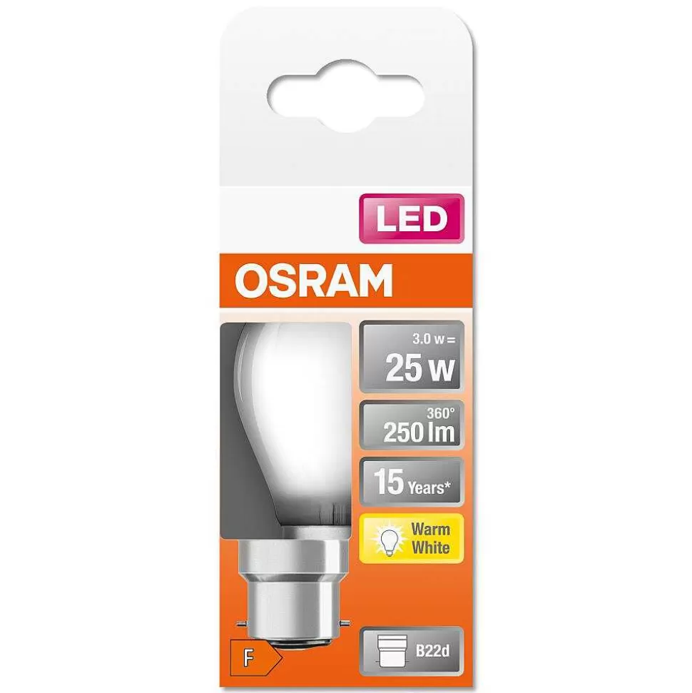 Luminaires Osram Autres Culots>Osram Led Retrofit B22D 2,5 Watt 2700 Kelvin 250 Lumen