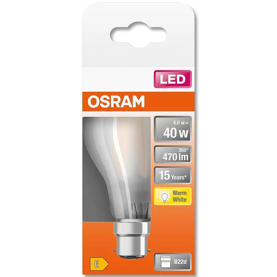 Luminaires Osram Autres Culots>Osram Led Retrofit B22D 4 Watt 2700 Kelvin 470 Lumen