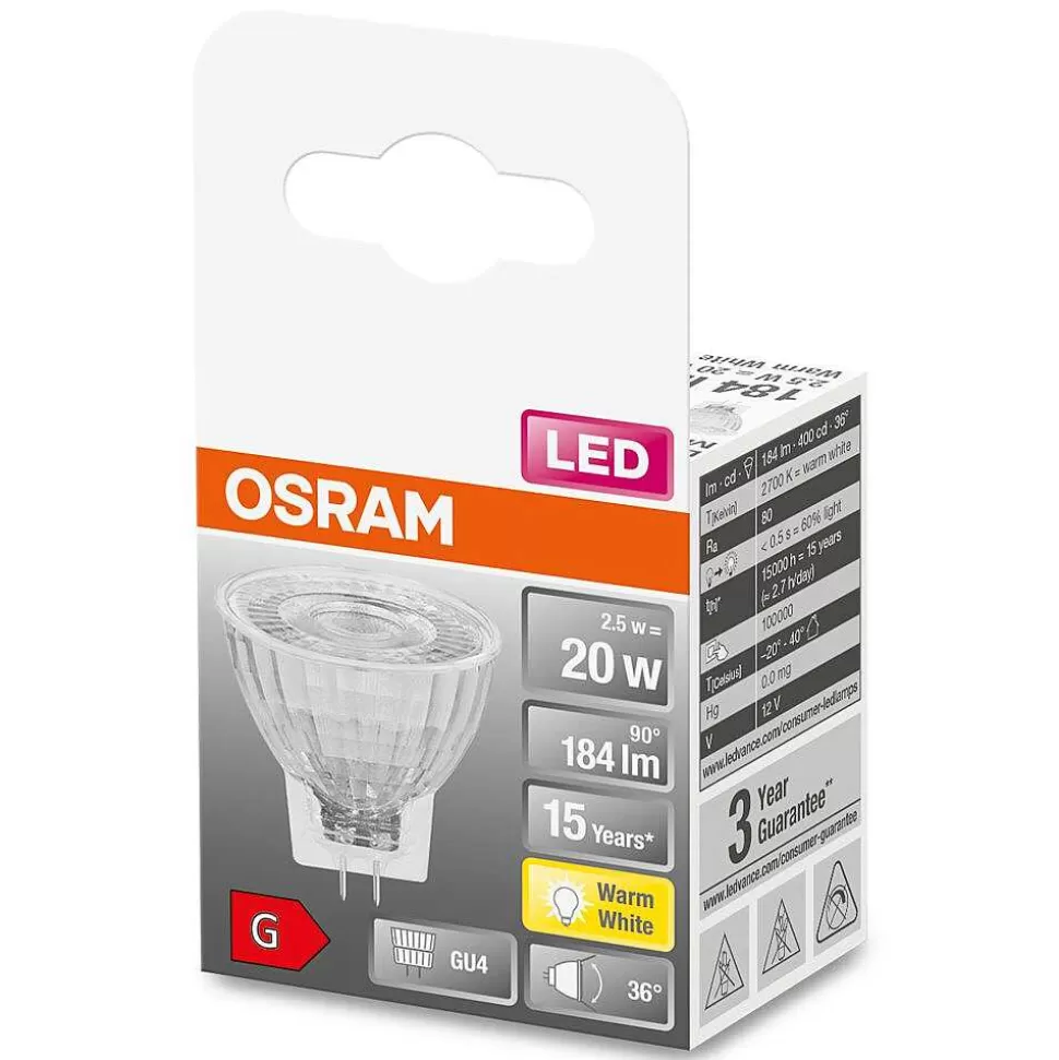 Luminaires Osram Autres Culots>Osram Led Star Gu4 2,5 Watt 2700 Kelvin 184 Lumen