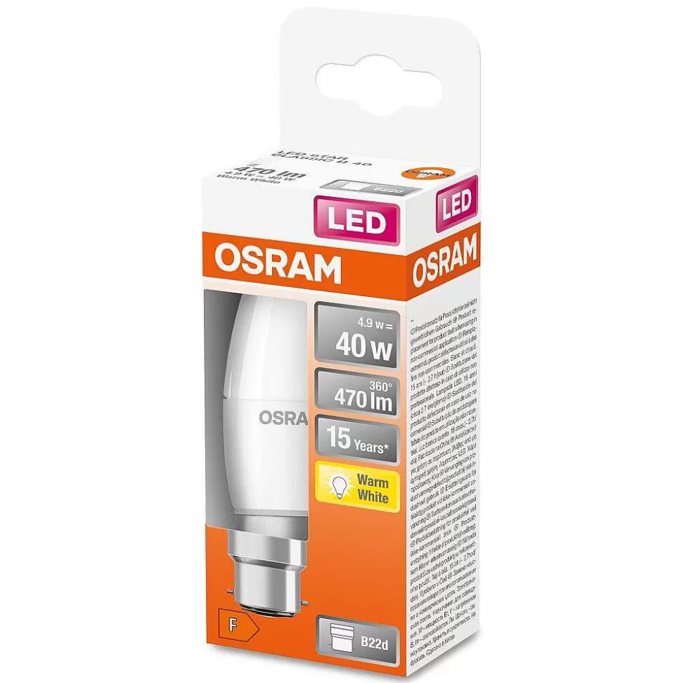 Luminaires Osram Autres Culots>Osram Led Star Led B22D 4,9 Watt 2700 Kelvin 470 Lumen