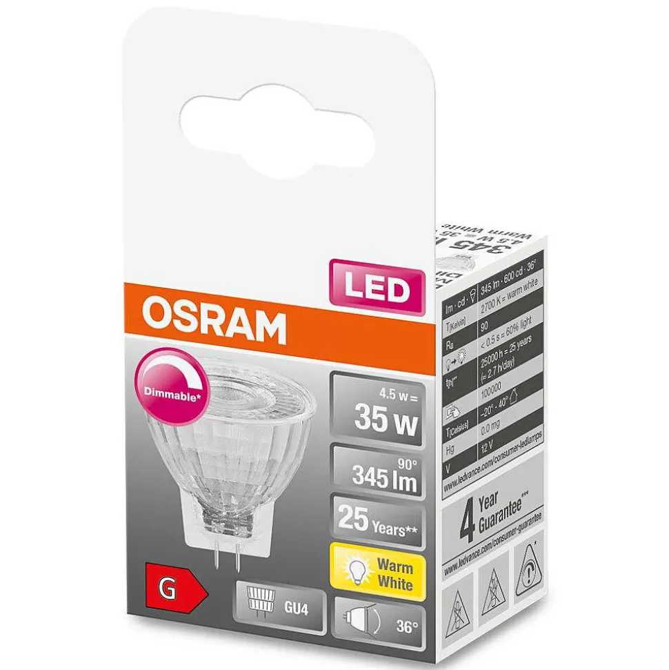 Luminaires Osram Autres Culots>Osram Led Superstar Gu4 4,5 Watt 2700 Kelvin 345 Lumen