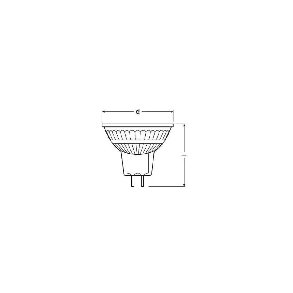 Luminaires Osram Ampoules Gu5.3>Osram Lot De 3 Led Star Gu5.3 6,5 Watt 2700 Kelvin 630 Lumen